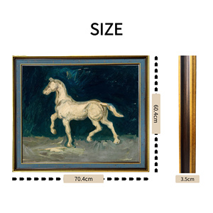 Tranh in kỹ thuật số tái hiện tác phẩm tranh động vật theo trường phái ấn tượng của Vincent Van Gogh trên vải, tranh nghệ thuật thân thiện với môi trường - Product Image 5