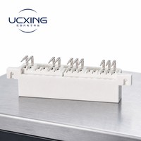 173858-1 WX-410 Connecteur de carte à fils mâle 24 broches, angle droit 90 degrés, pas de 3,5 mm, 15A 12V, PBT UL94 V-0, pour servomoteur OEM ODM