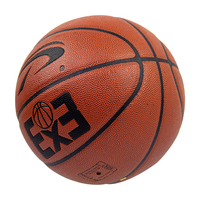 Logo personnalisé 3x3 taille 6 basket-ball 600-650g en cuir PU pour une utilisation intérieure et extérieure