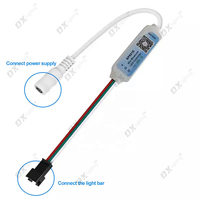 Contrôleur SP621E pour LED adressables WS2811 WS2812B, dynamique, Bluetooth, avec application, variateur RGB