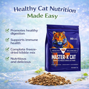 MASTER-X CAT Premium Mix, Alimento Seco para Gatos con Proteína de Carne, Taurina Añadida para la Salud del Corazón, Fábrica OEM ODM - Product Image 3