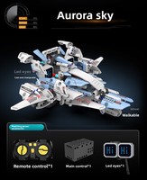 Jouet éducatif STEM 5-1, blocs de construction programmables RC, modèle de dinosaure robot, assemblage DIY 1:8, télécommande APP, plastique ABS