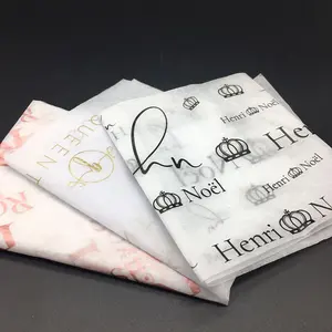 Biologisch abbaubar individuelle druck verpackung luxus seidenpapier papier logo gedruckt