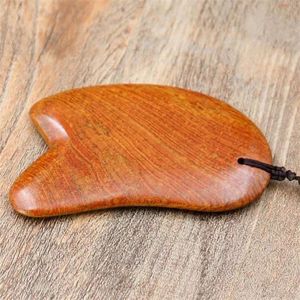 Planche de massage Gua Sha en pierre de Bian rouge <span class=keywords><strong>Sishui</strong></span>, épaissie, outil de massage corporel, naturelle, écologique, sans BPA, relaxation, soin de la peau, vente en gros, OEM - Product Image 6