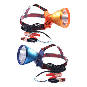 Linterna frontal LED de 12V con luz blanca, diadema ajustable, portátil, para pesca, minería y reparaciones. - Product Image 5