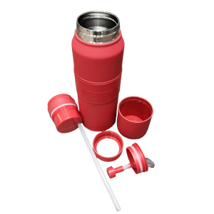 Botol air baja tahan karat dinding ganda 1000ml, botol air Yerba Mate, cangkir teh, <span class=keywords><strong>Tumbler</strong></span> Madai