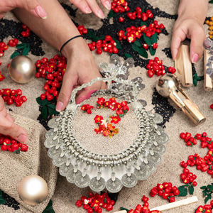 Bohème gitane argent pièce de monnaie tour de cou bavoir collier géométrique lien chaîne amour affaire déclaration frange Style turc gros élégant - Product Image 3