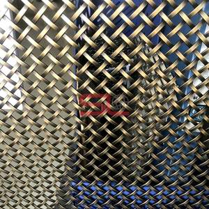 מתכת דקורטיבית תיל פלדה רשת מתכת עבור ריהוט ודלת ארון - Product Image 3