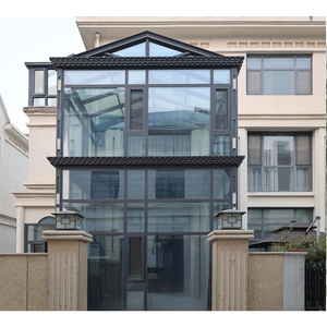 Solárium Moderno con Marco de Aluminio con Rotura de Puente Térmico, Vidrio Templado de Baja Emisividad, Aislamiento, Resistente al Viento, Impermeable, Bloqueo UV, Personalizado para <span class=keywords><strong>Terraza</strong></span> de Villa - Product Image 1