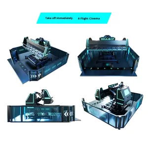 Équipement de cinéma volant 3D VR, écran circulaire 7D, piste immersive, intérieur/extérieur, centre commercial, <span class=keywords><strong>parc</strong></span>, zone panoramique, vol <span class=keywords><strong>suspendu</strong></span> pour 8 personnes - Product Image 5