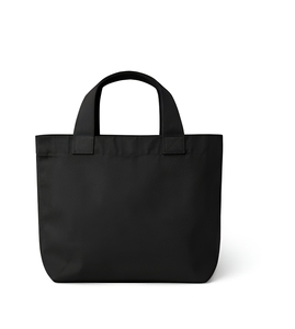 Custom Logo Printed Leopard Cotton Tote <b>Bag</b> Small Handle <b>Large</b> Size High Quality Shopping <b>Bag</b> Black Color Promotional Use - Product Image 1