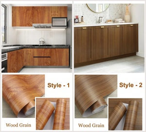 Película de <span class=keywords><strong>Vinilo</strong></span> Autoadhesiva de PVC con Laminación de Grano de <span class=keywords><strong>Madera</strong></span> de Varios Diseños - Product Image 3