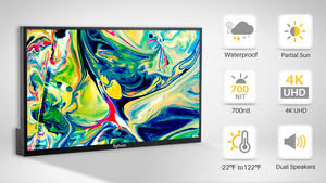 Tv inteligente 4k ultra hd para exteriores, 55 pulgadas, para todo tipo de clima - Product Image 5