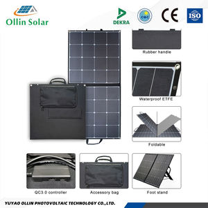 Panel Solar portátil plegable de 400W, resistente al agua IP68 para aventuras al aire libre, <span class=keywords><strong>CA</strong></span>-1020 ETFE - Product Image 2