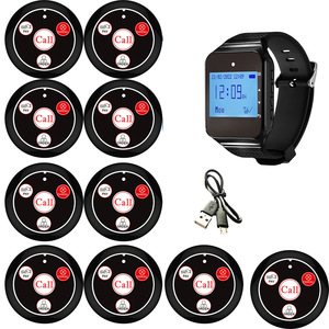 Sistema de Llamada Inalámbrico para Restaurantes y Cafeterías Crony, Set de 20 Relojes de Pulsera para Invitados, Batería de 200mAh, Alcance de 500 pies para Servicio a Mesa - Product Image 5