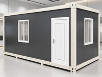 Maison conteneur démontable 20ft 40ft, cabine conteneur modulaire préfabriquée pour poste de garde, camp, bureau, kiosque