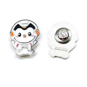 Pins de Solapa de Metal Esmaltado de Alta Calidad, Diseño Personalizado, Estilo Vintage, Color Plateado y Negro, para Chicas - Product Image 3