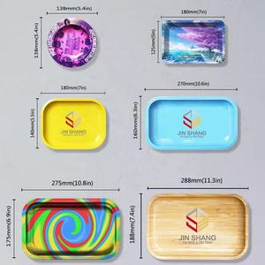 Bandeja rodante con cubierta magnética, <span class=keywords><strong>Combo</strong></span> de bandeja rodante con encendedor y amoladora - Product Image 4