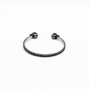Pulsera de plata tibetana yunnique con diseño de calavera abierta para hombre, diseño geométrico de esqueleto, joyería de moda - Product Image 3