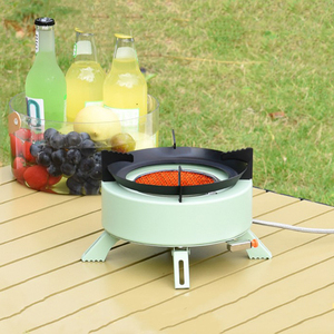 <span class=keywords><strong>Réchaud</strong></span> de camping portable infrarouge à économie d'énergie <span class=keywords><strong>pour</strong></span> la cuisine en plein air, le camping et la randonnée - Product Image 1