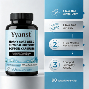 Gélules de 800 mg de Horny Goat Weed, 90 pièces, Soutien Énergétique Quotidien, Améliore la Force Physique et l'Activité, Nutrition à Base de Plantes, OEM - Product Image 6