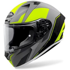 Casco Integrale Airoh Giallo Fluorescente Grigio Nero Taglia S Casco Moto in Termoplastica - Product Image 1