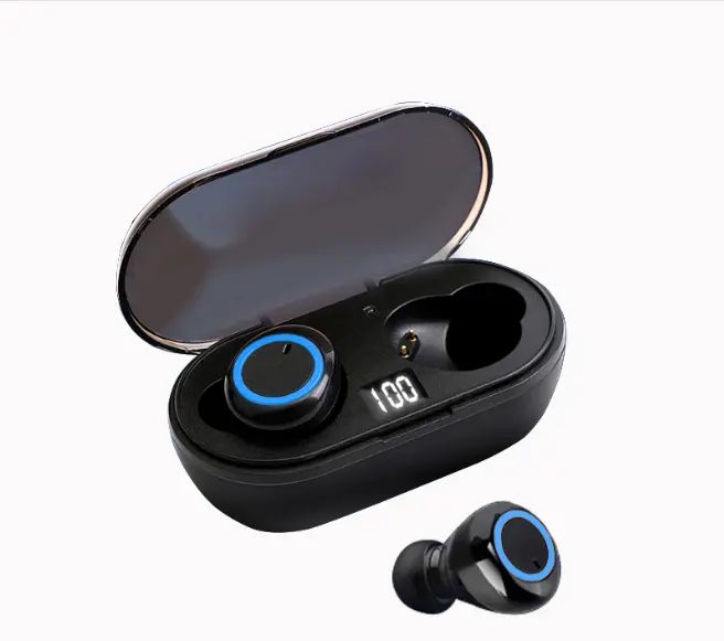 Y50 Y30 BT 5.0 Earbuds TWS Wireless LED Digital Display Earphone Waterproof 8D Touch Button Stereo Headset