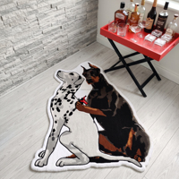 Tapis et moquette anime sur mesure de forme irrégulière, lavables, adaptés aux animaux domestiques, épais et tuftés, pour la maison et les pièces.