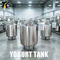 TEK Promotion : Machine à Yaourt 300L pour Petites Entreprises, Pasteurisateur de Lait 500L, Ligne de Production de Yaourt Prix Usine
