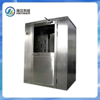 Nouvelle cabine de douche à air en acier inoxydable 304 pour l'élimination des poussières industrielles, avec induction automatique, capacité 1 personne, pour atelier