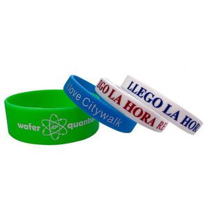 Bracelets personnalisés de haute qualité, bracelets en caoutchouc avec message ou logo, bracelet en silicone personnalisé, bracelet promotionnel - Product Image 3