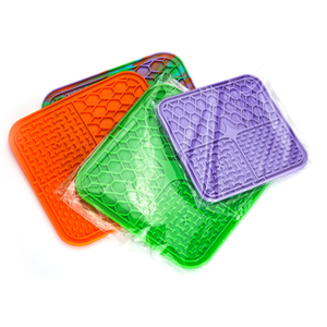 Alfombrilla de silicona ecológica <span class=keywords><strong>para</strong></span> lamer y alimentar a tu mascota, comedero lento, juguete de rompecabezas <span class=keywords><strong>para</strong></span> <span class=keywords><strong>perros</strong></span> y gatos, antiansiedad, antideslizante, impermeable, <span class=keywords><strong>para</strong></span> alimentación y baño. - Product Image 2