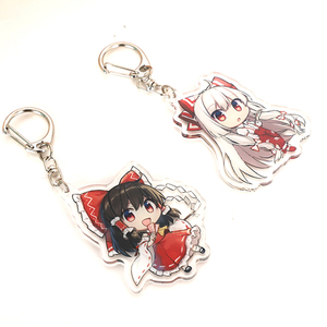 Alta calidad logotipo personalizado impreso 3d de <span class=keywords><strong>dibujos</strong></span> animados <span class=keywords><strong>anime</strong></span> encanto claro llavero de acrílico - Product Image 3