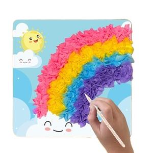 <span class=keywords><strong>Poke</strong></span> Art DIY juguetes dibujo vestir tableros hecho a mano 3D tablero de dibujo papel Craft Kit creativo rompecabezas punción pintura para niños - Product Image 3