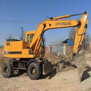 150W-7 Excavadora usada máquina de movimiento de tierras Komatsu muy buenas condiciones de trabajo - Product Image 3