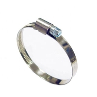 Collier de serrage réglable en acier inoxydable 304 à vis sans fin, type allemand, pour tuyaux automobiles