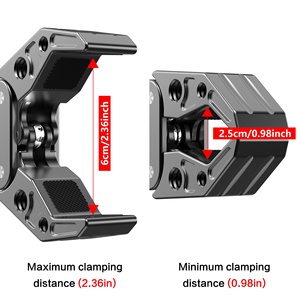 <span class=keywords><strong>Pince</strong></span> multifonctionnelle de type griffe de crabe compatible GoPro13 Insta360 X4air, <span class=keywords><strong>pour</strong></span> stabilisateur de bureau, <span class=keywords><strong>pince</strong></span> puissante, du fabricant d'origine - Product Image 2