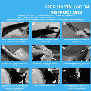 <b>Car</b> Front Bumper Lip for 2020-2022 Chevy Corvette C8 <b>Diffuser</b> Spoiler Splitter Protector Carbon Fiber Style Matte Black 2021 - Product Image 6