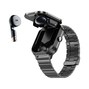 2.01inch TWS kỹ thuật số SmartWatch và Earbuds không dây IP67 thể thao Heart Rate sức khỏe giám sát màu xanh răng IP67 chứng nhận - Product Image 5