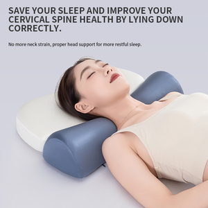 Almohada de Espuma Viscoelástica <span class=keywords><strong>Cervical</strong></span> con Soporte para el Cuello, Transpirable, Ecológica, con Logotipo Personalizado - Product Image 6