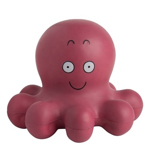 Bola antiestrés <span class=keywords><strong>de</strong></span> espuma PU <span class=keywords><strong>pulpo</strong></span> con logotipo personalizado estilo juguete publicitario - Product Image 1
