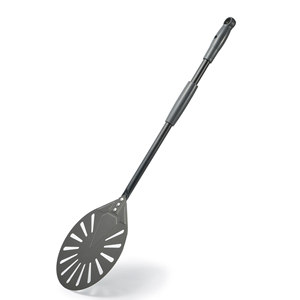 Pelle à <span class=keywords><strong>pizza</strong></span> professionnelle en métal surdimensionnée, longue et ronde, en aluminium, avec manche amovible et réglable - Product Image 2