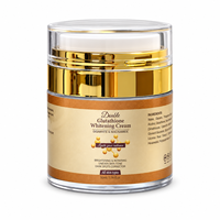 Crème Visage Hydratante Éclaircissante Bio Naturelle à la Vitamine C et Double Glutathion, Marque Blanche, pour Tous Types de Peau