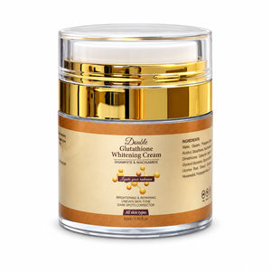 Krim Wajah Perawatan Kulit Double <span class=keywords><strong>Glutathione</strong></span> Vitamin C Organik Alami Label Pribadi untuk Semua Jenis Kulit - Product Image 1