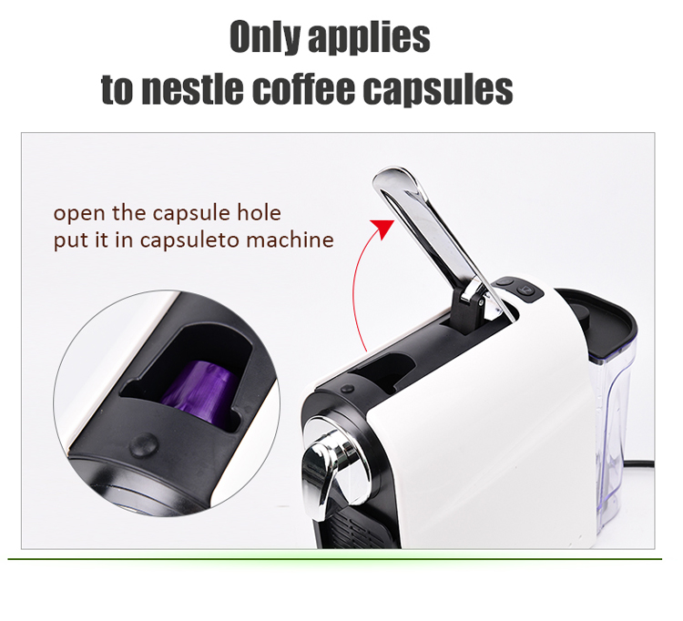 Multi Portable Capsule Coffee Machine Italian Commercial Home Coffee Machine Semi-Automatic Coffee Maker Machine