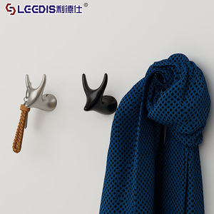 Modern Simple Bull Head Wall Hooks Plated Rust Resistant Animal Shape Coat Rack Hanger For Clothes And Curtains - Product Image 3