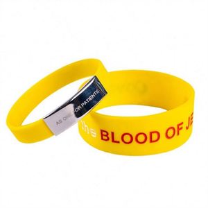 Pulseras de Silicona Personalizadas, Pulseras Motivacionales de Silicona, Pulseras de Silicona Brillantes - Product Image 3