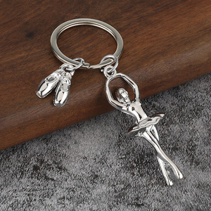 Llaveros de aleación con colgantes de zapatos, pequeños regalos de danza para entusiastas del <span class=keywords><strong>ballet</strong></span> - Product Image 4