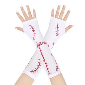 Guantes y Calcetines de Cosplay de Sally de la Película, Guantes Largos sin Dedos con Costuras de Zombi, Mitones hasta el Codo, Medias, Conjunto de Accesorios para Disfraz de Halloween - Product Image 2