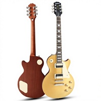Guitare électrique authentique en gros pour débutants, modèle Studio Rock Tribute, corps en acajou, micros passifs de type fermé